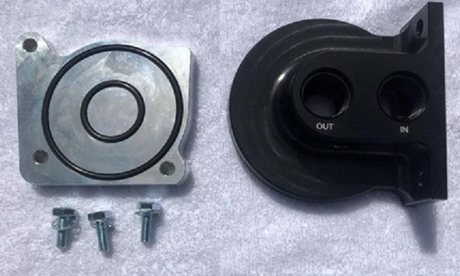 Gen 3 Hemi Filter Block Off Plate & Remote Filter Adapter Kit - Click Image to Close